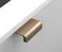 Greep - Aluminium - Goud Geborsteld - Twee Lengtes: 40 en 200 mm